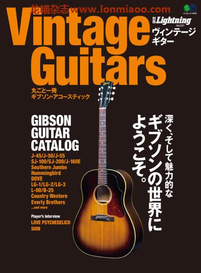 [日本版]Lightning 别册 vol.221 Vintage Guitars 复古吉他PDF电子杂志